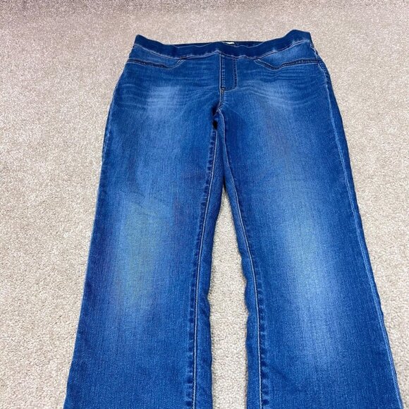 Tommy Hilfiger Jegging Blue Pull On Faux Front Pockets Women’s Size 12 - Picture 9 of 11